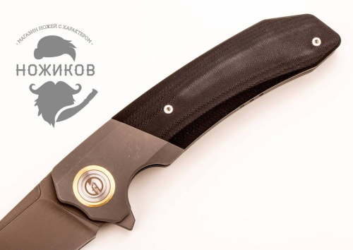 Складной нож Maxace Knife Maxace Goliath Black Steel фото 10