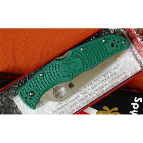 Складной нож Spyderco Endura 4 Flat Ground - 10FPGR фото 10 Складной нож Spyderco Endura 4 Flat Ground - 10FPGR фото 10