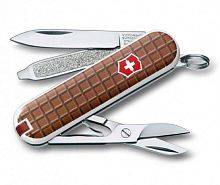 Боевой нож Victorinox Нож перочинный Victorinox Classic The Chocolate 0.6223.842 58мм 7 функций дизайн Шоколад