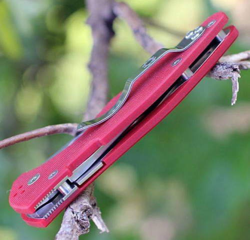 Складной нож Spyderco Yojimbo 2 Red Trainer - 85TR2 фото 10