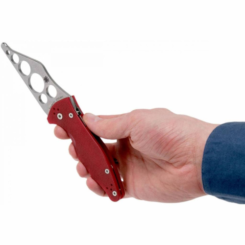 Складной нож Spyderco Yojimbo 2 Red Trainer - 85TR2 фото 8