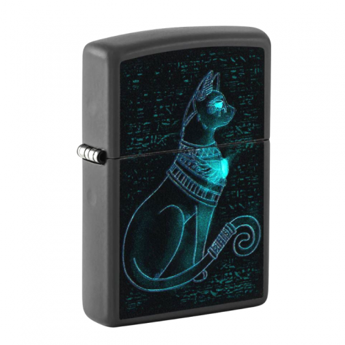 499 ZIPPO  ZIPPO Spiritual Catпокрытием Black Light
