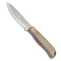  нож Camillus 8.5" Bushcrafter Fixed Blade Knife with Leather Sheath