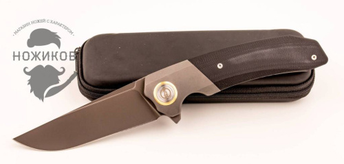 Складной нож Maxace Knife Maxace Goliath Black Steel фото 13